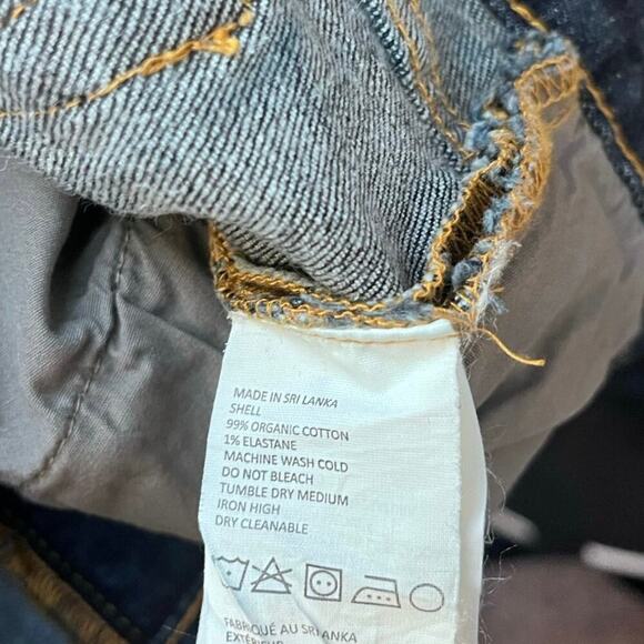 Prana Jeans Straight Fit Men’s Classic Dark Wash Straight Leg 36 x 30 - Picture 7 of 7